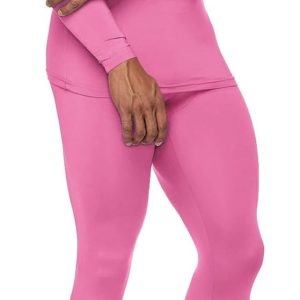Men's Thermal Underwear Set, Microfiber Soft Fleece Lined Long Johns, Winter Warm Base Layer Top & Bottom