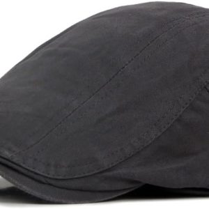 Adjustable Beret Caps Outdoor Sun Breathable Bone Brim Hats Womens Mens Herringbone Solid Flat Berets Cap Hat (Color : B, Size : 55-62cm)