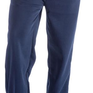Mens Fleece Sweatpants Casual Athletic Leg Opening Jogger Pants with Pockets