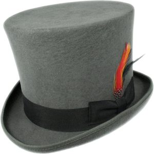 Top Hat (6 7/8, Grey)