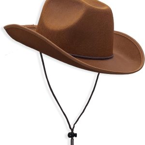 Plain Felt Cowboy & Cowgirl Hat for Men, Women, and Teens | Western Studded Cowboy Hat in Adult Sizes