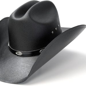 Natural Straw Cowboy Hat -  Style with Silver Conchos Band | Kids' Cowboy & Cowgirl Hat