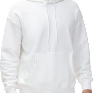 Men's Fleece Pullover Hoodie Loose Fit Ultra Soft Hooded Sweatshirt With Pockets
