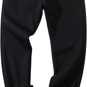 Men's Winter Fleece Pants Sherpa Lined Sweatpants Active Running Jogger Pants
