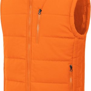 Men's Lightweight Winter Puffer Ski Vest Jacket Packable Outerwear