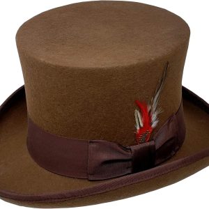 100% Wool Felt Top Hats  Style  6" Tall Gentlemen Magic Hats
