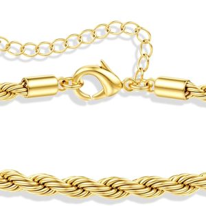 16k Chunky Gold Bangle Cuff Bracelets for Women Trendy, Sweatproof Bangle Bracelet Non Tarnish Gold Plated Cuff Bracelets for Women