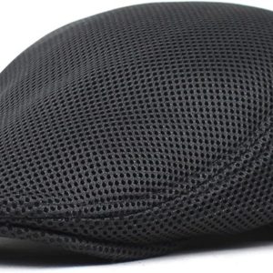 Summer Mesh Flat Cap Men Women Beret Hat Newsboy Style Beret Hats Fashion Breathable Outdoor Hats Caps (Color : C, Size : 56-58cm)