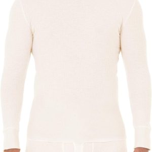 mens Classic Midweight Waffle Thermal Underwear Crew Top