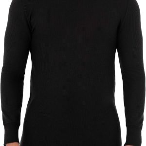 mens Classic Midweight Waffle Thermal Underwear Crew Top