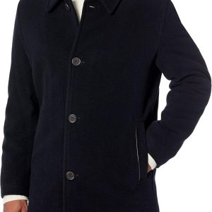 Men's Wool Plush Car Coat