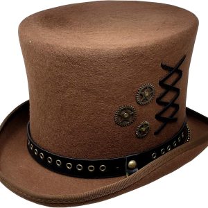 100% Wool Felt    6" Tall Magic Top Hats