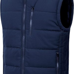 Men's Lightweight Winter Puffer Ski Vest Jacket Packable Outerwear