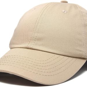 Youth Childrens Cotton Cap Plain Hat Black Khaki Navy Pink Red White