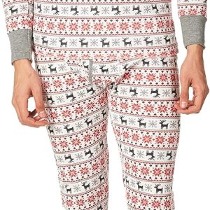 Men's Recycled Waffle Thermal Underwear Set (Top and Bottom)